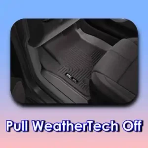 Pull WeatherTech Mats Off